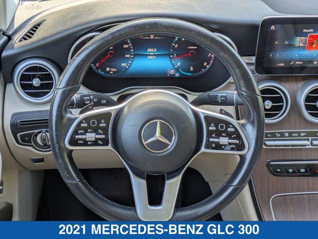 used 2021 Mercedes-Benz GLC 300 car, priced at $24,500