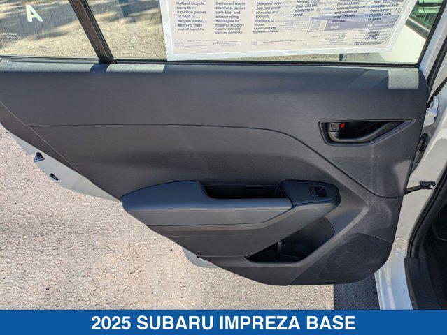 Crystal White Pearl 2025 Subaru Impreza Base