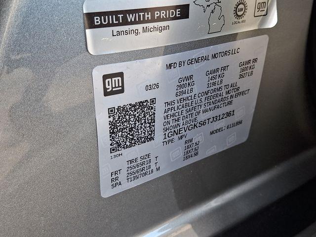 new 2026 Chevrolet Traverse car, priced at $46,740