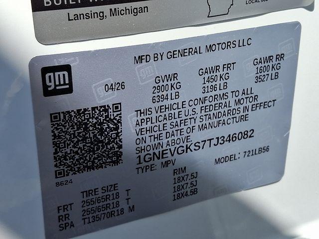 new 2026 Chevrolet Traverse car, priced at $46,063