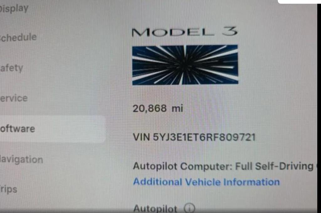 used 2024 Tesla Model 3 car, priced at $46,990