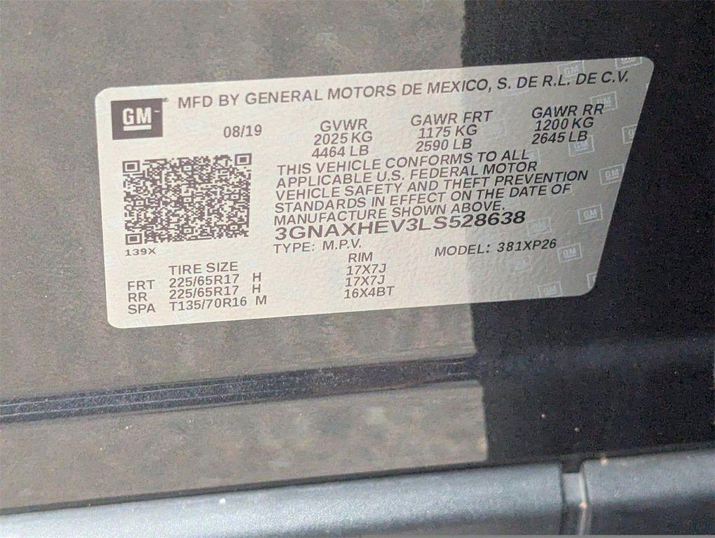 used 2020 Chevrolet Equinox car, priced at $9,955