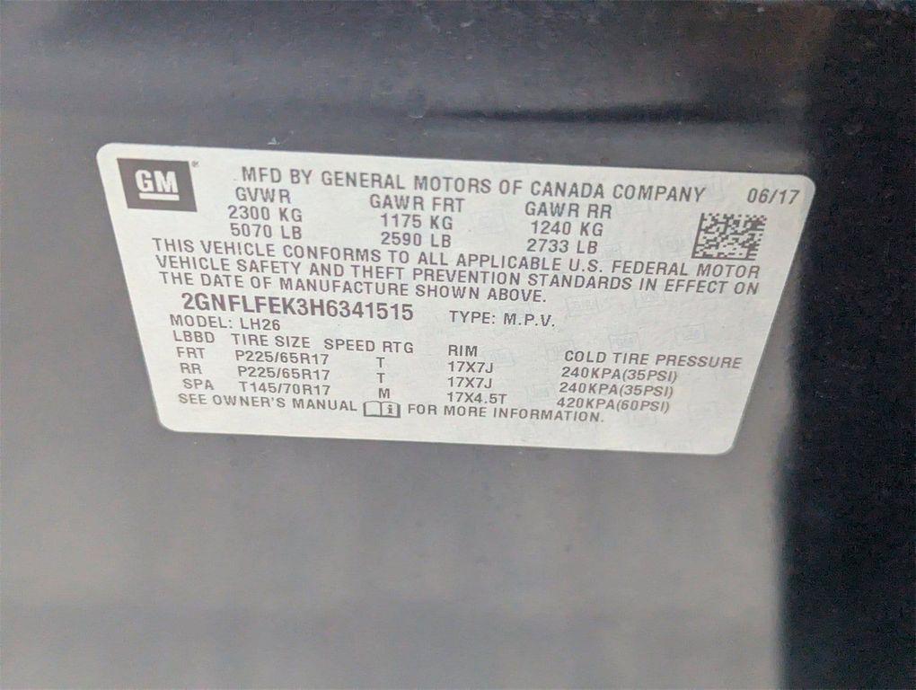 used 2017 Chevrolet Equinox car, priced at $7,775