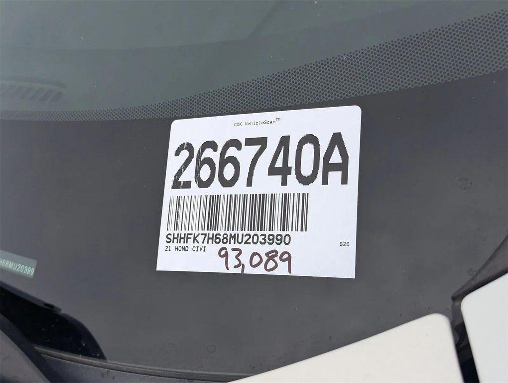 used 2021 Honda Civic car, priced at $18,846