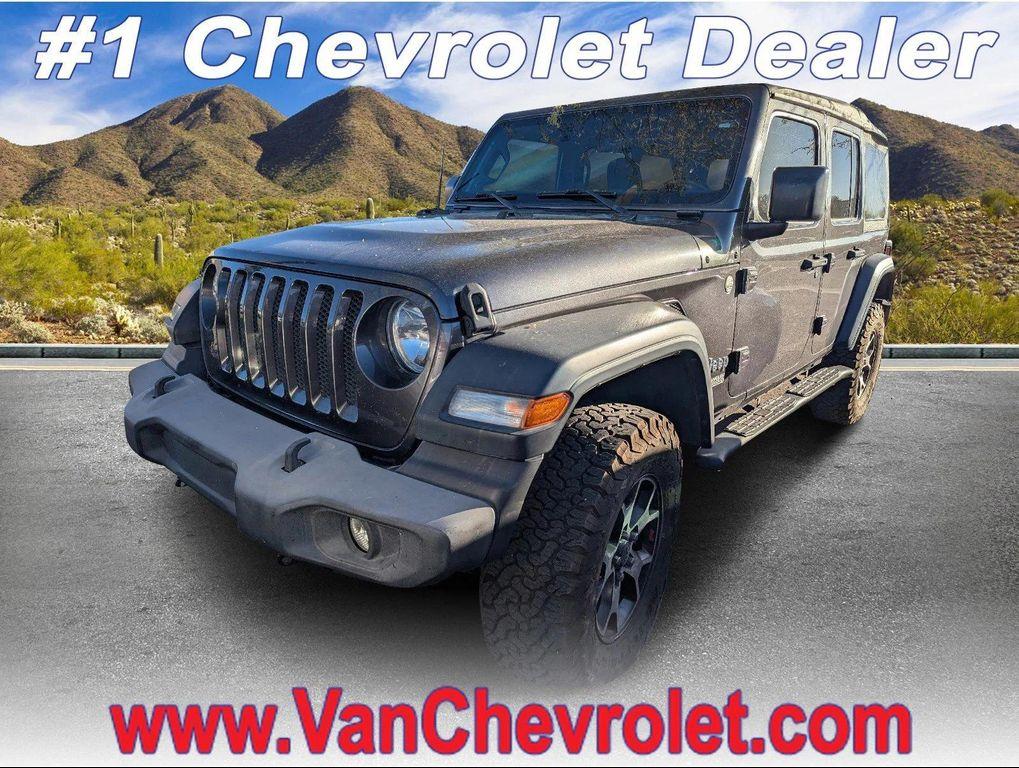 used 2018 Jeep Wrangler Unlimited car, priced at $19,623