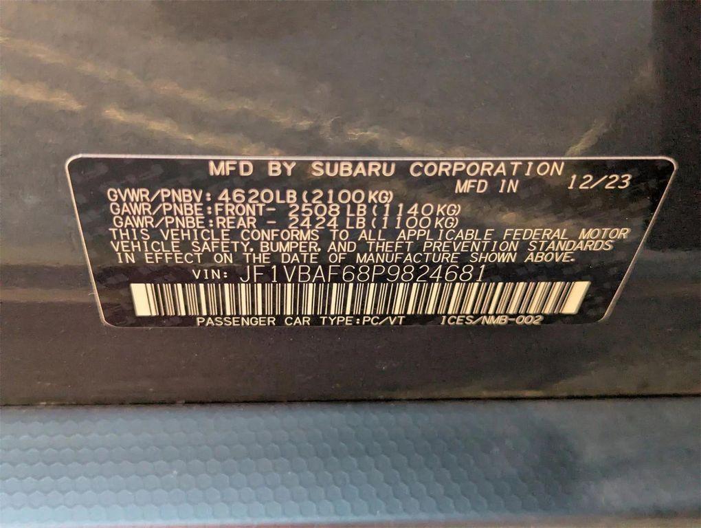 used 2023 Subaru WRX car, priced at $23,667