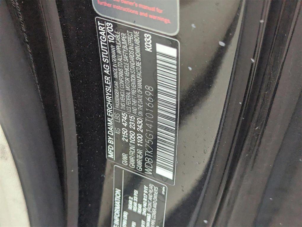 used 2004 Mercedes-Benz CLK-Class car, priced at $9,756