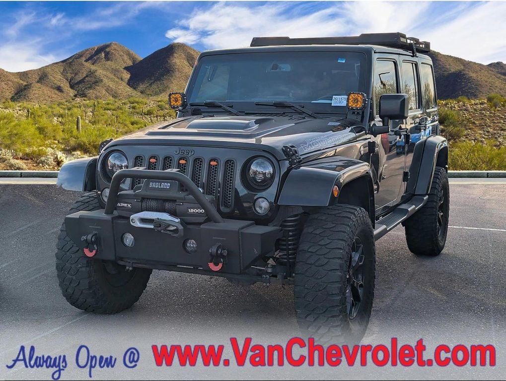 used 2017 Jeep Wrangler Unlimited car, priced at $18,422