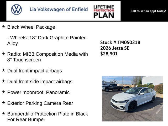 new 2026 Volkswagen Jetta car, priced at $28,901