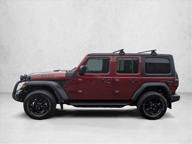 used 2021 Jeep Wrangler car, priced at $27,998