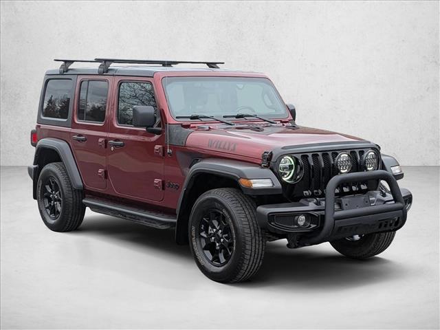 used 2021 Jeep Wrangler car, priced at $27,998