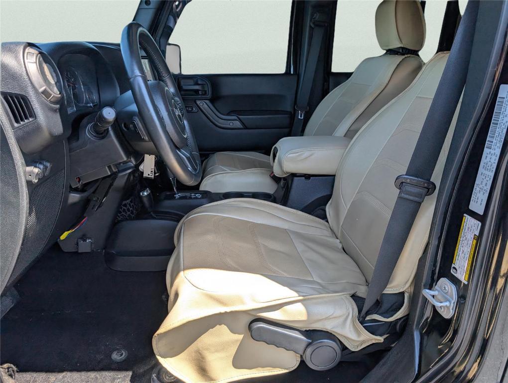 used 2015 Jeep Wrangler Unlimited car, priced at $16,376
