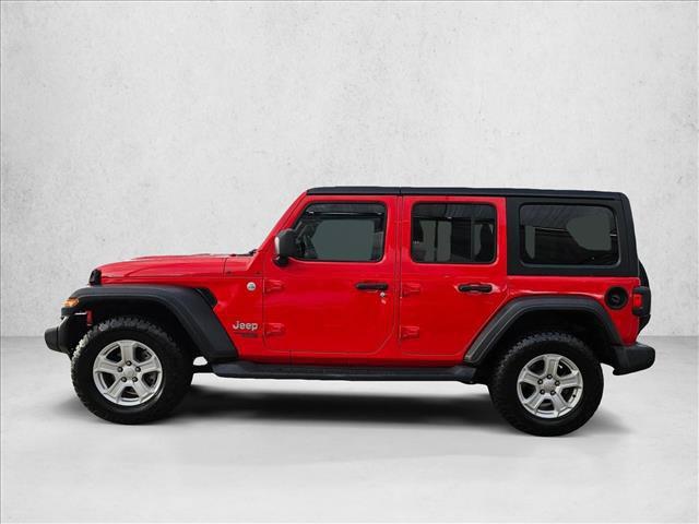 used 2019 Jeep Wrangler Unlimited car, priced at $19,943