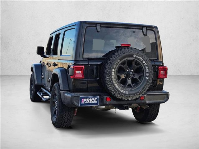 used 2021 Jeep Wrangler car, priced at $22,645