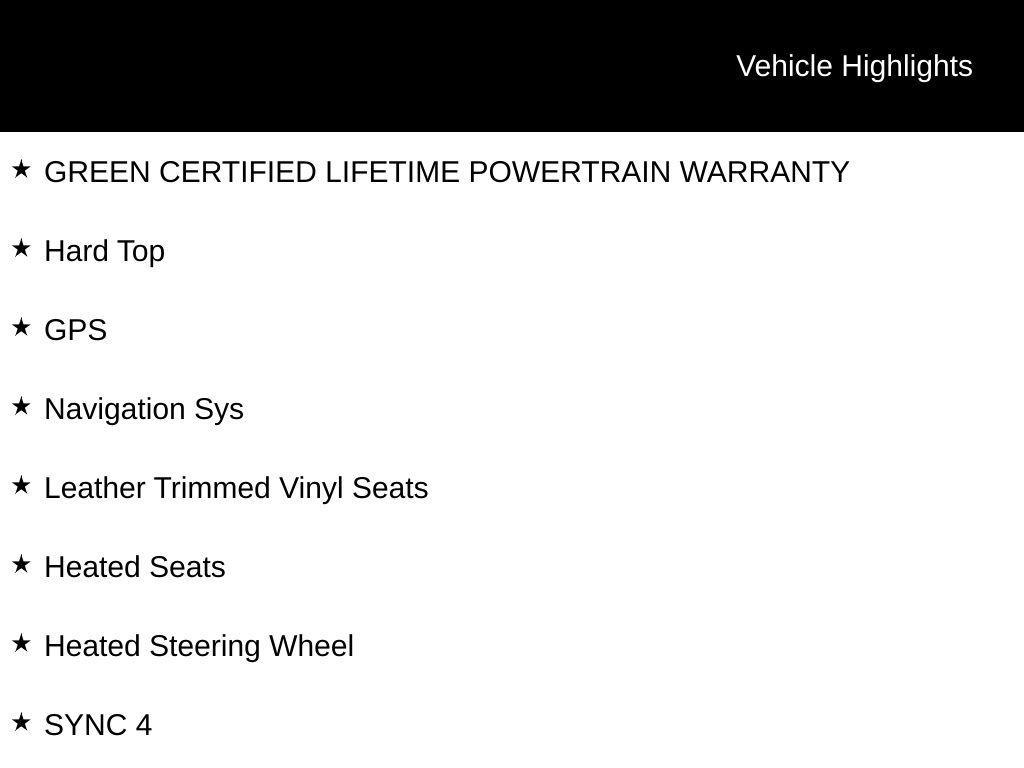 used 2025 Ford Bronco car, priced at $49,898