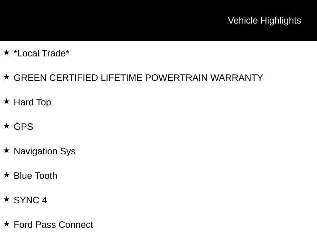used 2024 Ford Bronco car, priced at $50,688