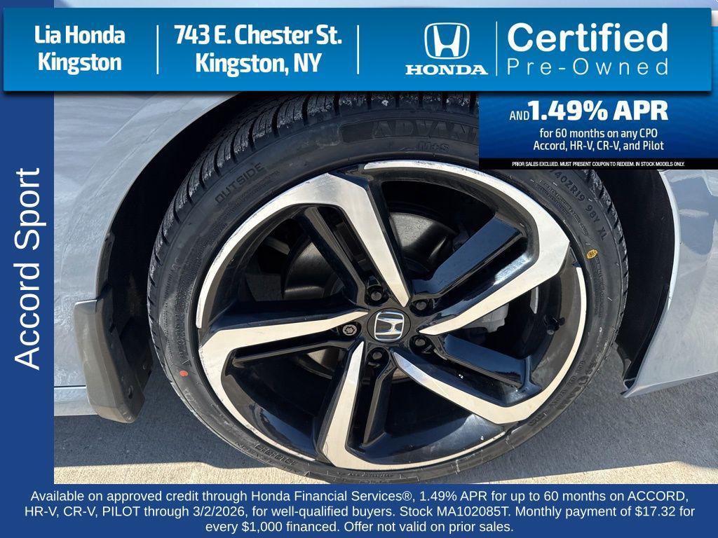 used 2021 Honda Accord car, priced at $23,845