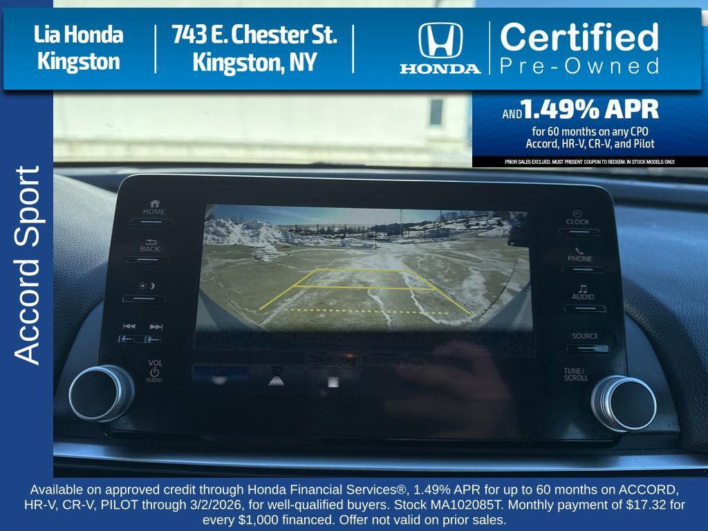 used 2021 Honda Accord car, priced at $23,845