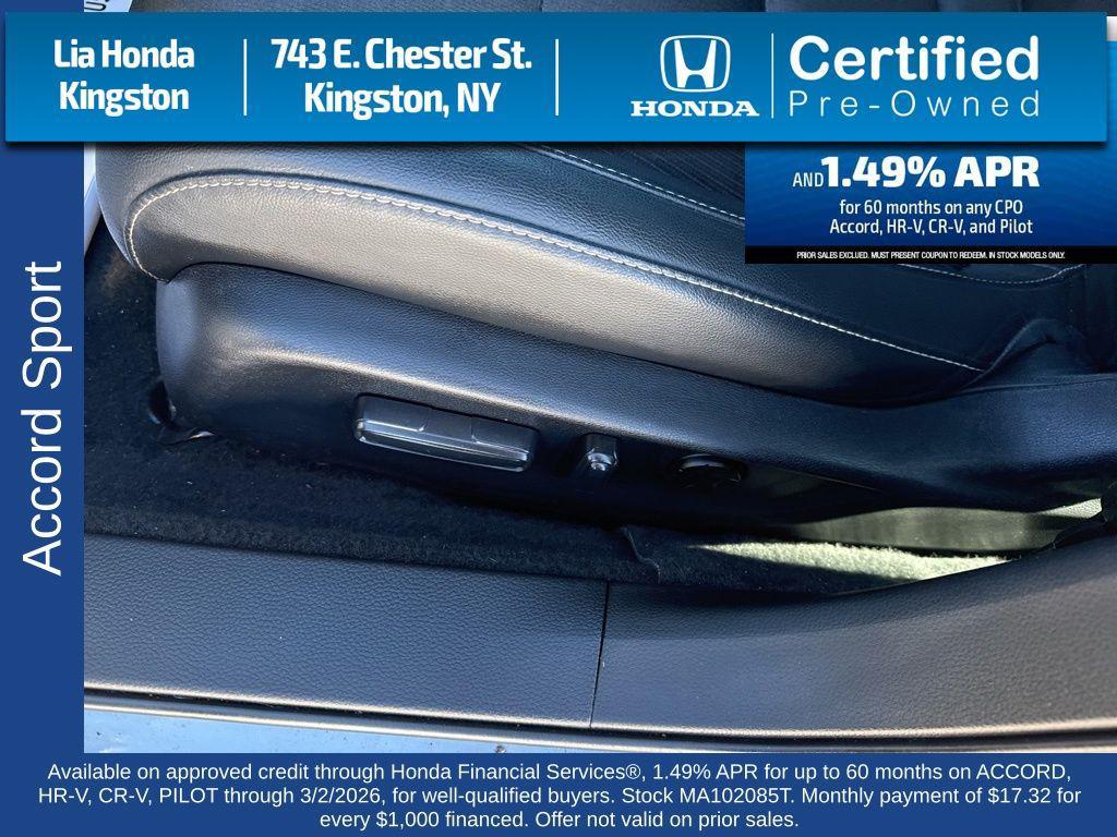 used 2021 Honda Accord car, priced at $23,845