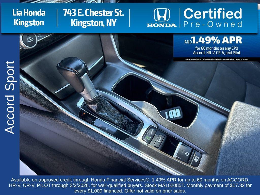 used 2021 Honda Accord car, priced at $23,845