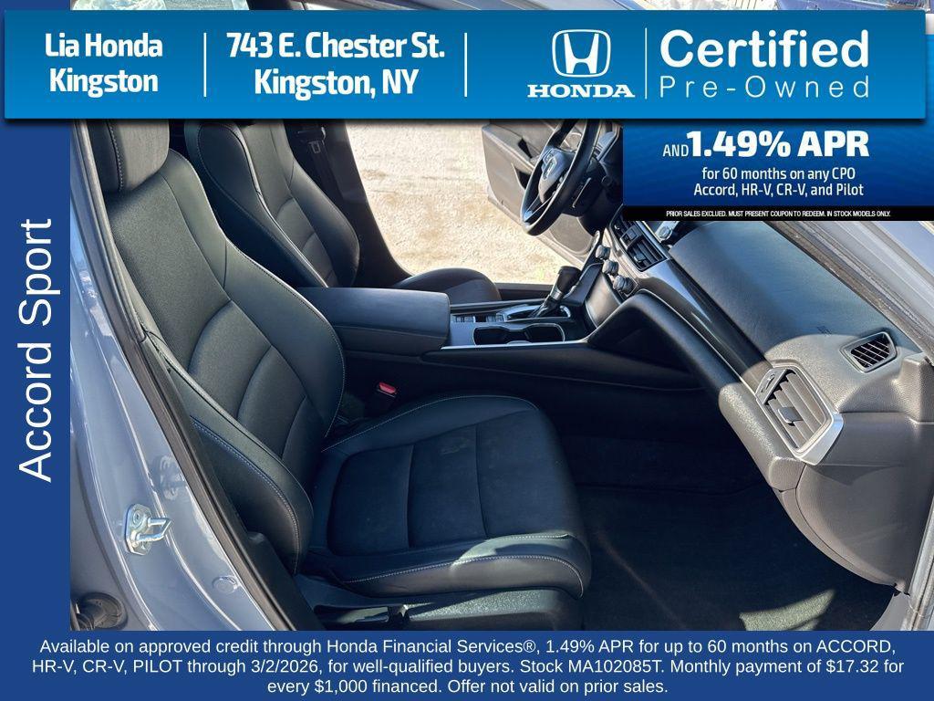 used 2021 Honda Accord car, priced at $23,845
