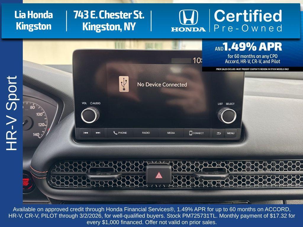 used 2023 Honda HR-V car, priced at $25,628