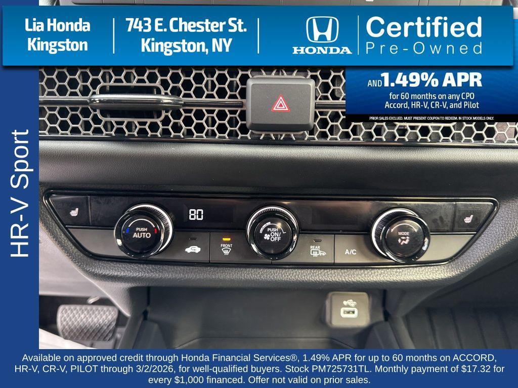 used 2023 Honda HR-V car, priced at $25,628