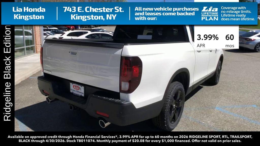 new 2026 Honda Ridgeline car, priced at $49,145