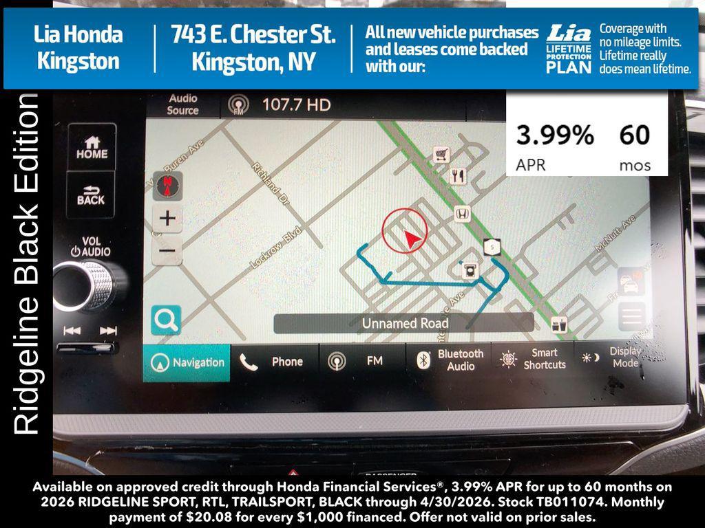new 2026 Honda Ridgeline car, priced at $49,145