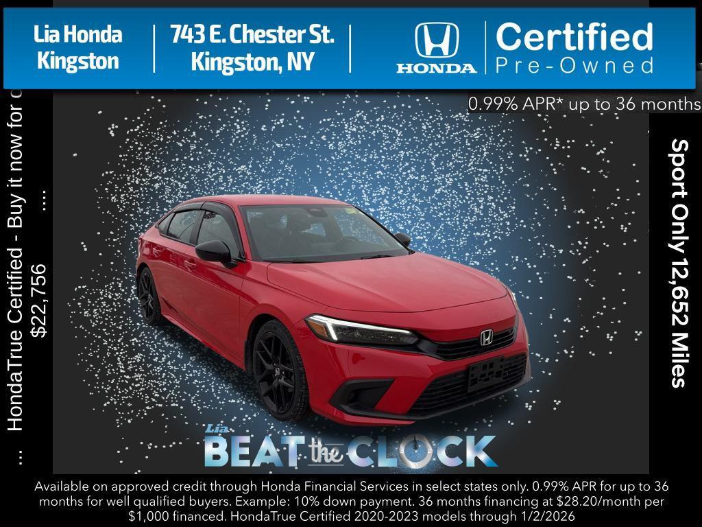 used 2022 Honda Civic car, priced at $22,756
