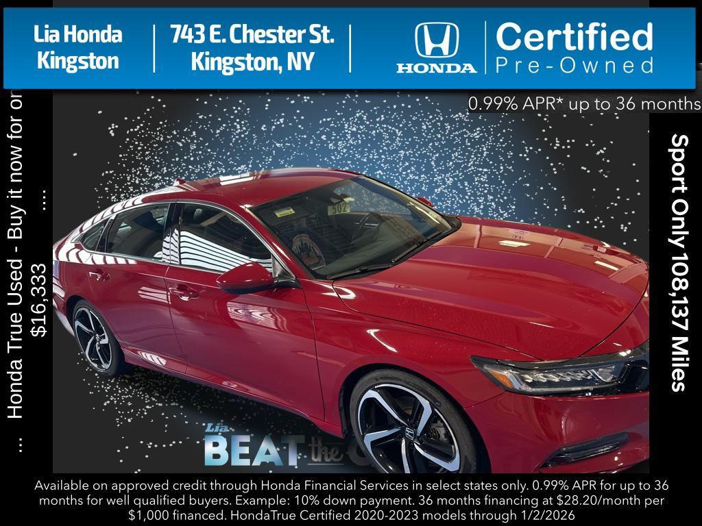 used 2018 Honda Accord car, priced at $16,333