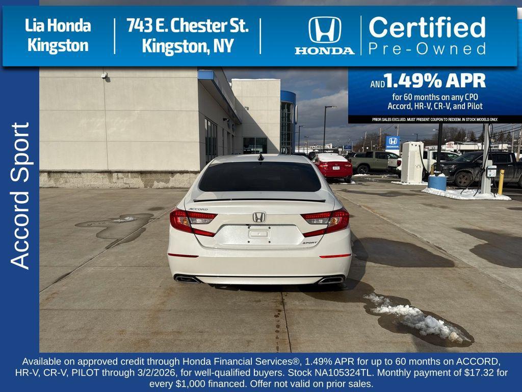 used 2022 Honda Accord car, priced at $26,500