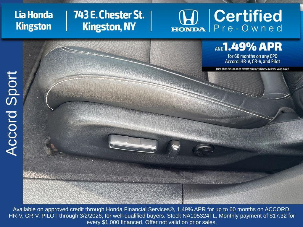 used 2022 Honda Accord car, priced at $26,500