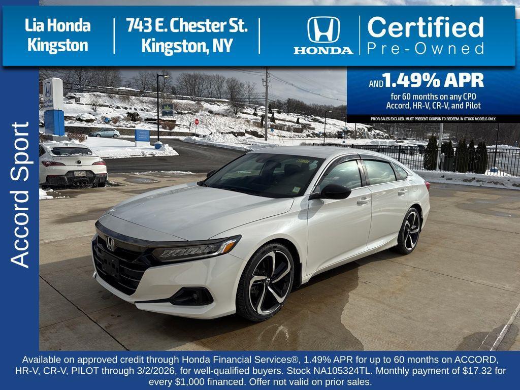 used 2022 Honda Accord car, priced at $26,500