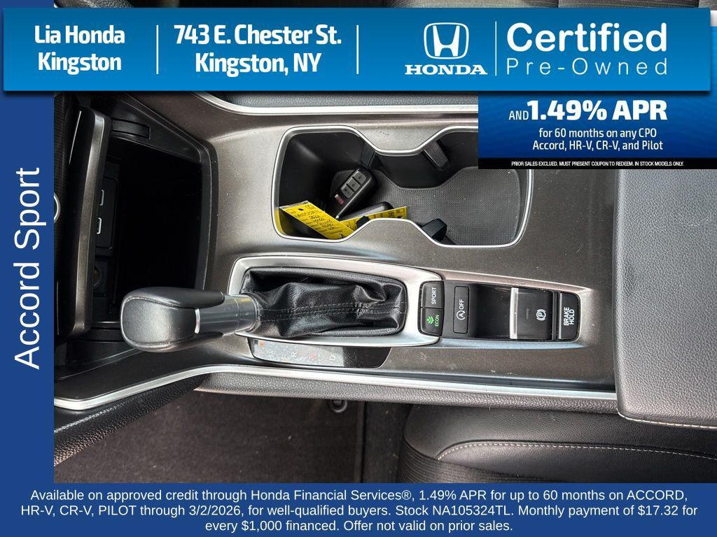 used 2022 Honda Accord car, priced at $26,500