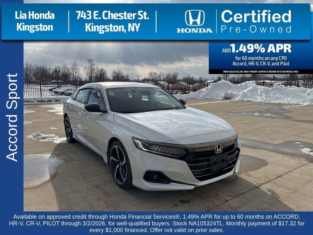 used 2022 Honda Accord car, priced at $26,500