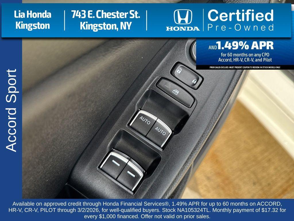 used 2022 Honda Accord car, priced at $26,500
