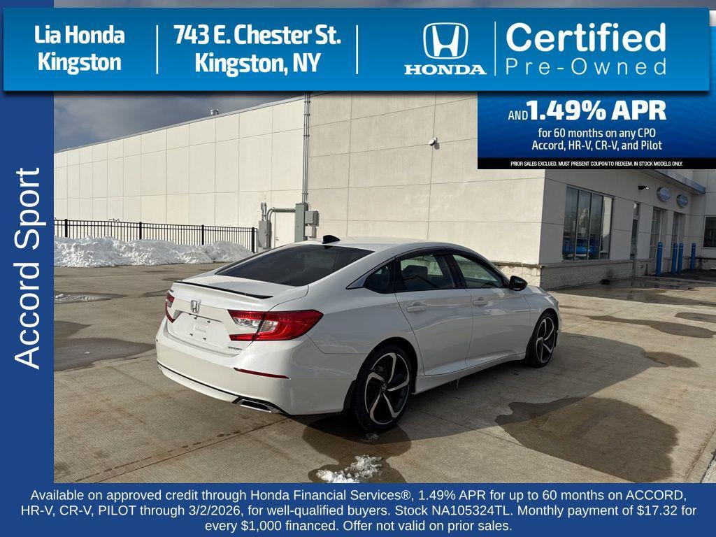 used 2022 Honda Accord car, priced at $26,500