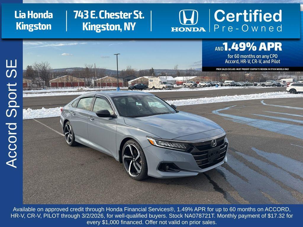 used 2022 Honda Accord car, priced at $22,445