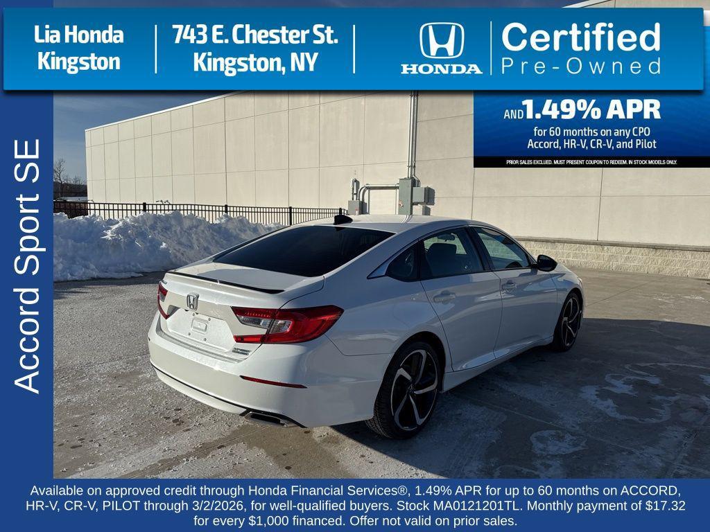 used 2021 Honda Accord car, priced at $24,364