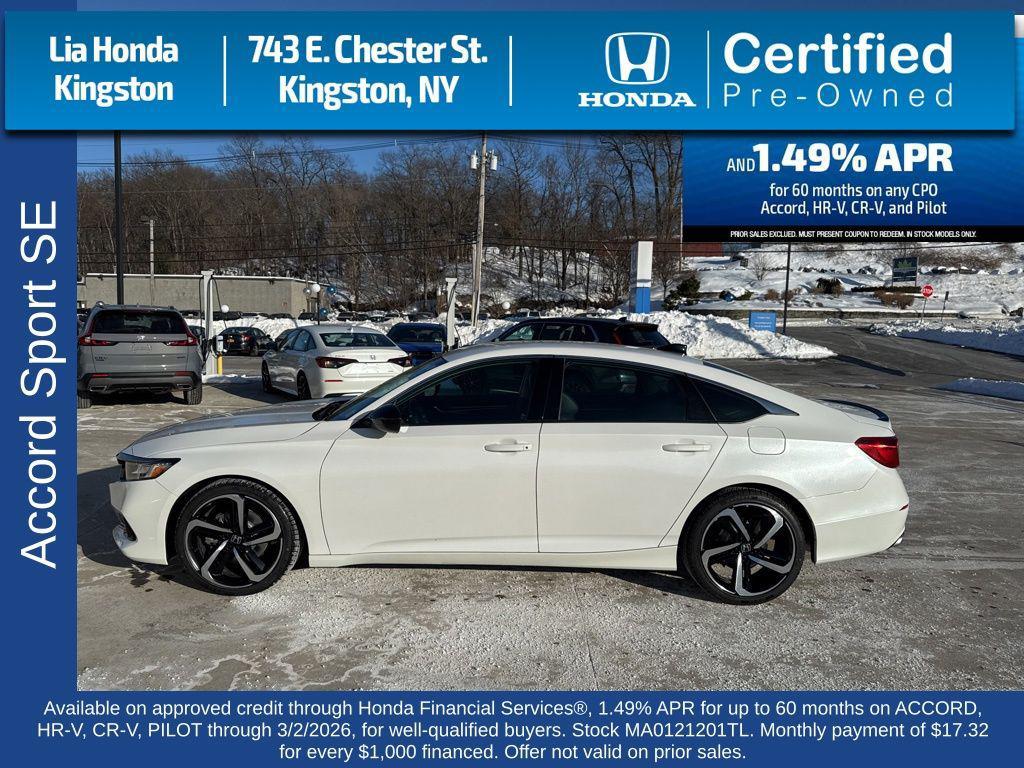 used 2021 Honda Accord car, priced at $24,364
