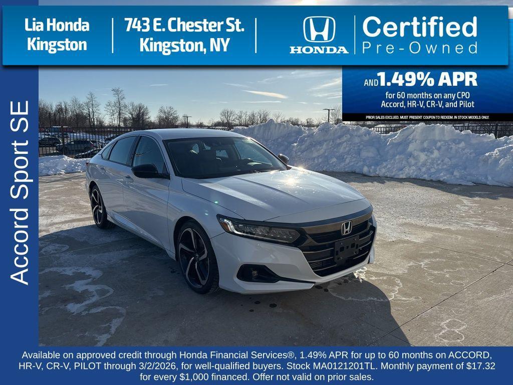 used 2021 Honda Accord car, priced at $24,364