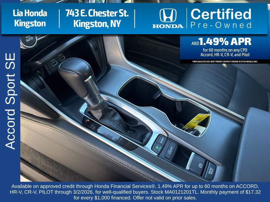 used 2021 Honda Accord car, priced at $24,364