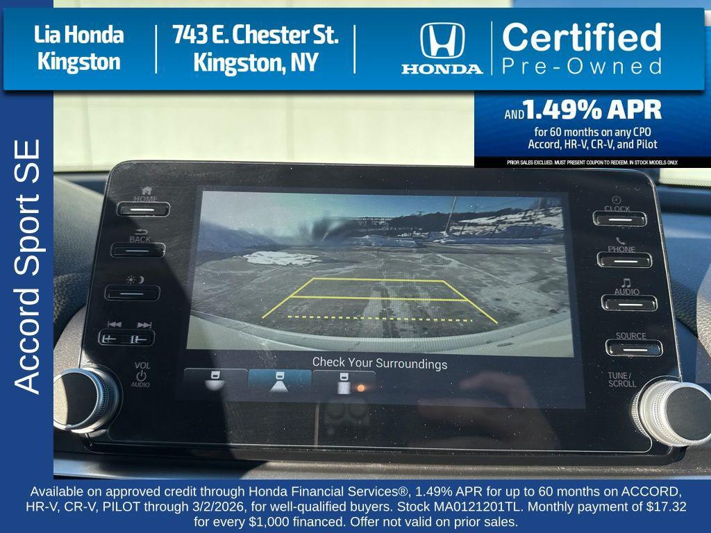 used 2021 Honda Accord car, priced at $24,364