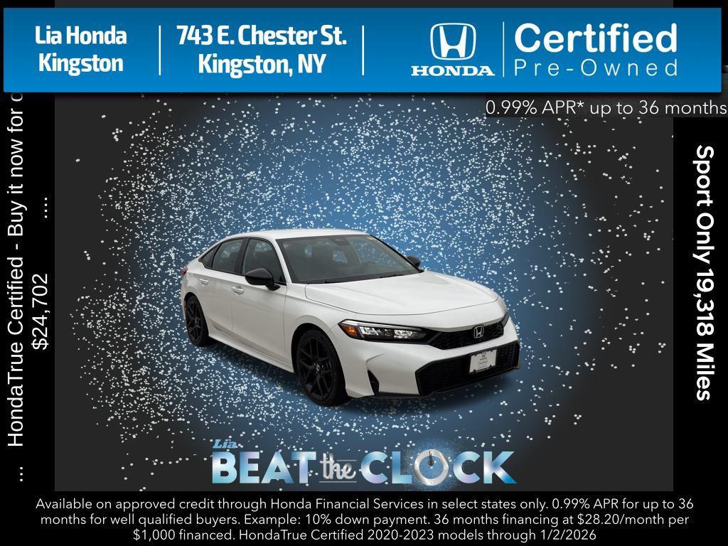 used 2025 Honda Civic car, priced at $24,702