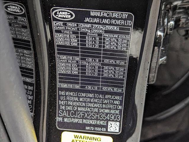 used 2025 Land Rover Discovery Sport car, priced at $41,777