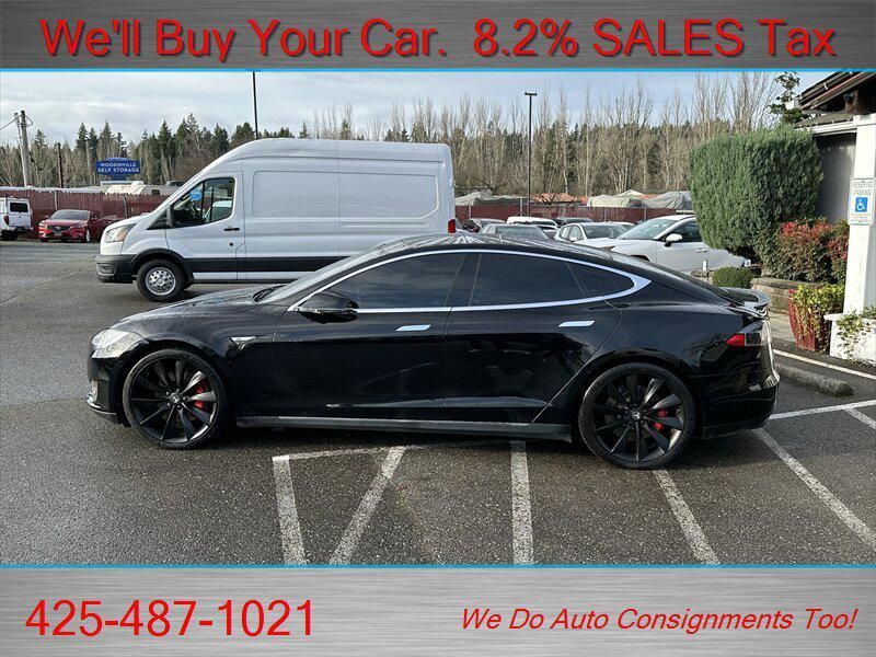used 2014 Tesla Model S car, priced at $15,998
