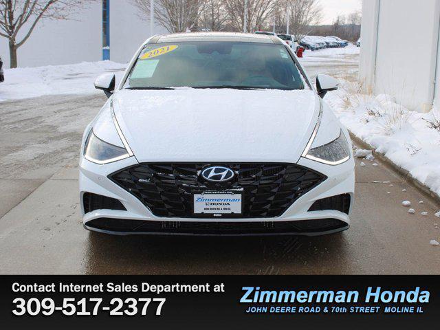 used 2021 Hyundai Sonata car, priced at $20,995