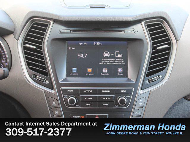 used 2018 Hyundai Santa Fe car, priced at $15,291