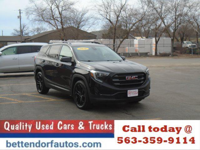 used 2021 GMC Terrain car, priced at $14,995